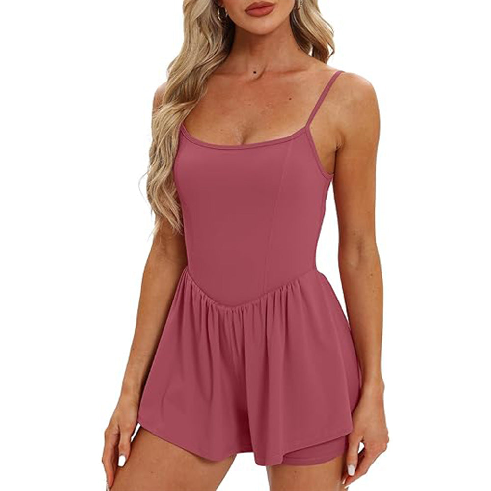 🌴Summer Breeze Essential! Double-Lined Short Romper✨ Adjustable Spaghetti Strap💃 No-Slip Sleeveless Jumpsuit | TikTok’s Hotlist 🌴Summer Breeze Essential! Double-Lined Short Romper✨ Adjustable Spaghetti Strap💃 No-Slip Sleeveless Jumpsuit | TikTok’s Hotlist